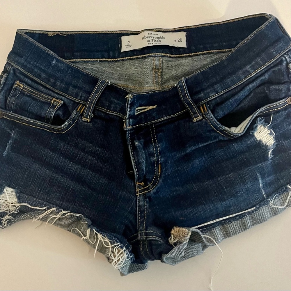Abercrombie & Fitch Blue Jean Shorts for women or teens -size 2 or W26